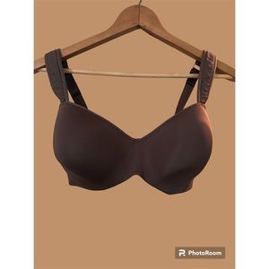 Le Mystere Chocolate Brown Bra, Size 32F
